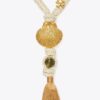 Collier pendentif à pompon en coquillage Collier pendentif à pompon en coquillage