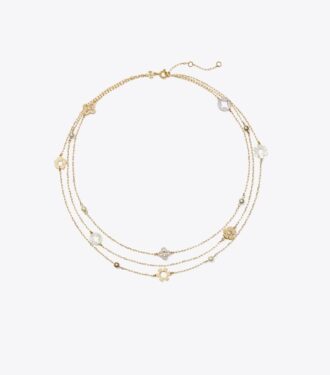 Collier à plusieurs rangs Forget Me Not