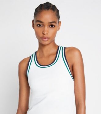 Débardeur de tennis à dos nageur en jersey performant Débardeur de tennis à dos nageur en jersey performant