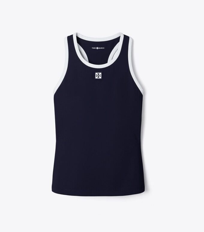 Débardeur de tennis en jersey à dos nageur