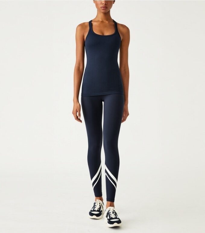 Débardeur sans coutures avec soutien-gorge intégré Débardeur sans coutures avec soutien-gorge intégré