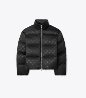 Doudoune en satin T Monogram