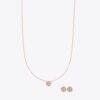 Ensemble cadeau collier pendentif et boucles d’oreilles Miller Pavé Ensemble cadeau collier pendentif et boucles d’oreilles Miller Pavé