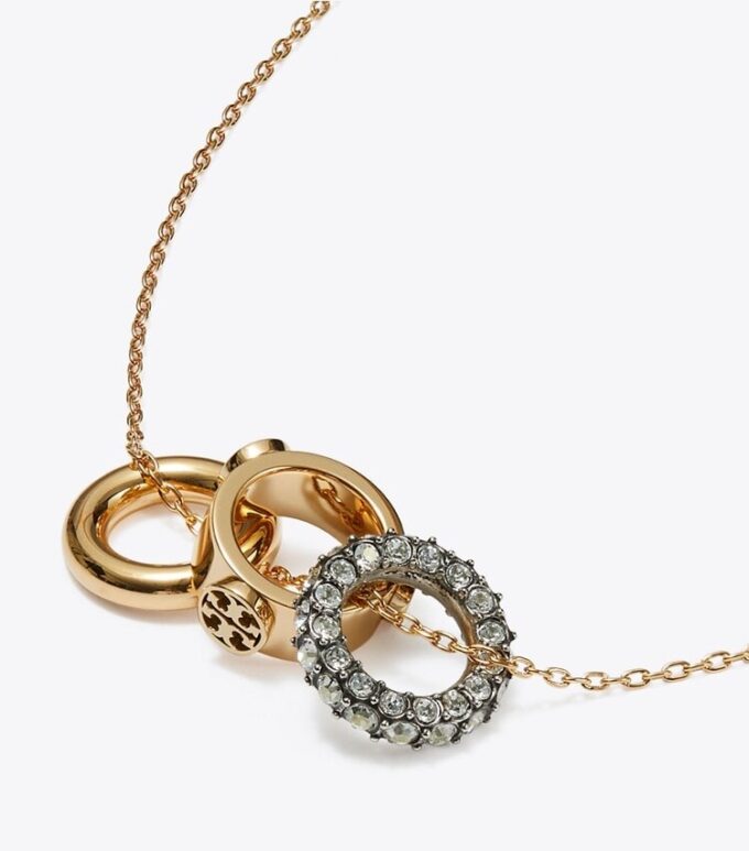 Ensemble collier et boucles d&rsquo;oreilles Icon Pavé