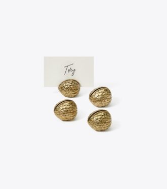 Ensemble de 4 porte-cartes Walnut