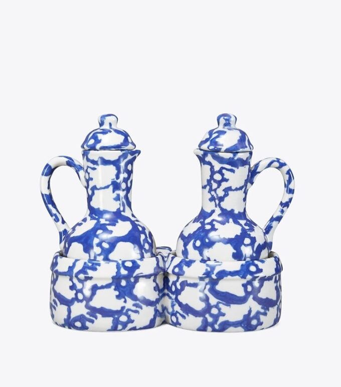 Ensemble huile et vinaigre Spongeware Ensemble huile et vinaigre Spongeware