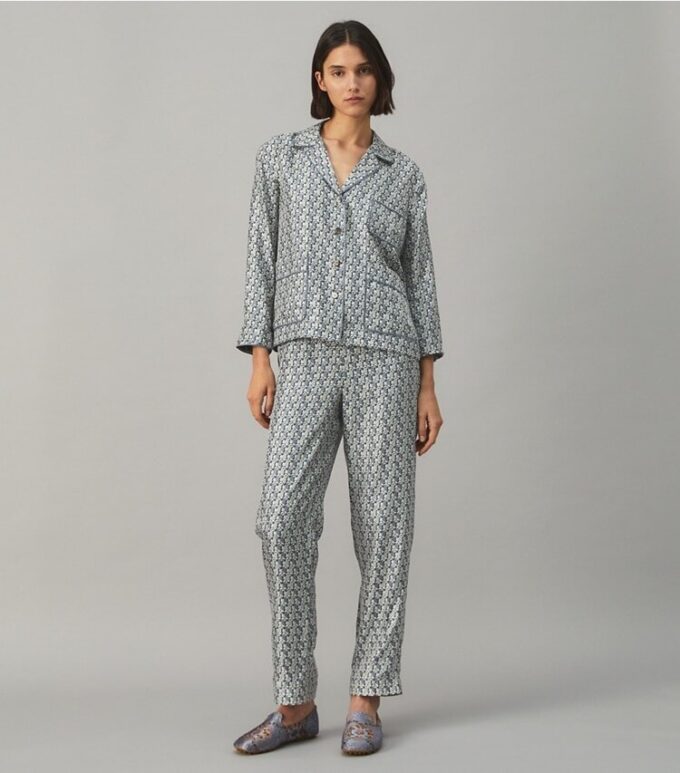 Ensemble pyjama en twill de soie Ensemble pyjama en twill de soie
