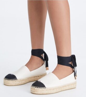 Espadrilles à bout rapporté