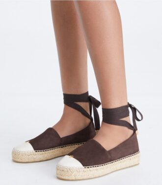 Espadrilles à bout rapporté
