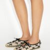 Espadrilles à mini nœuds en maille Espadrilles à mini nœuds en maille
