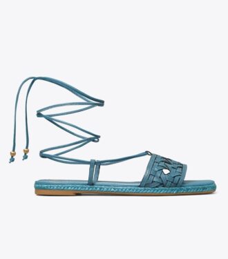 Espadrilles à tissage panier