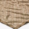 Foulard carré en soie double face T Monogramme Foulard carré en soie double face T Monogramme