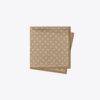 Foulard carré en soie double face T Monogramme Foulard carré en soie double face T Monogramme