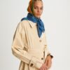 Foulard carré en soie oversize à motif maïs Foulard carré en soie oversize à motif maïs