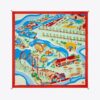 Foulard carré en soie Summer Carnival Foulard carré en soie Summer Carnival