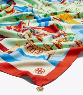 Foulard carré en soie Summer Carnival Foulard carré en soie Summer Carnival