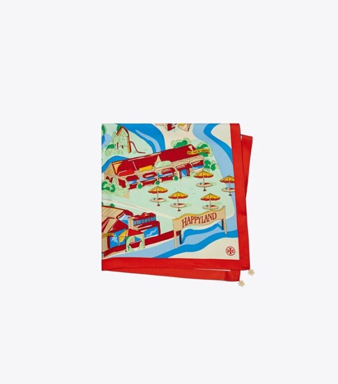 Foulard carré en soie Summer Carnival Foulard carré en soie Summer Carnival