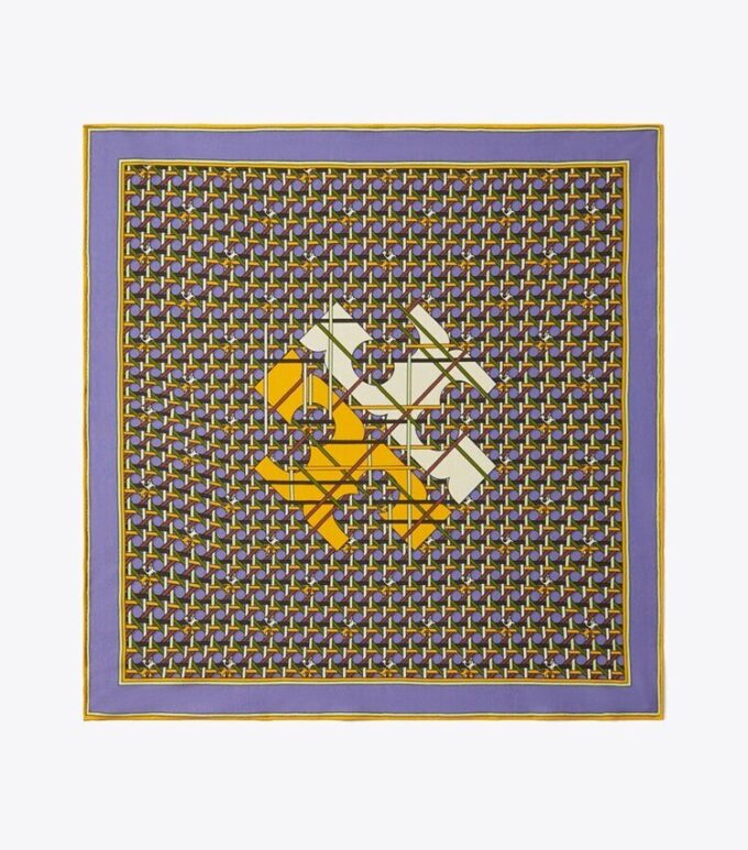 Foulard en jersey à logo Basket-Weave Foulard en jersey à logo Basket-Weave