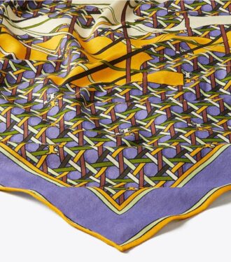 Foulard en jersey à logo Basket-Weave Foulard en jersey à logo Basket-Weave