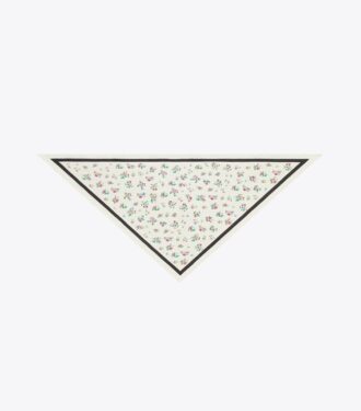 Foulard triangle en soie
