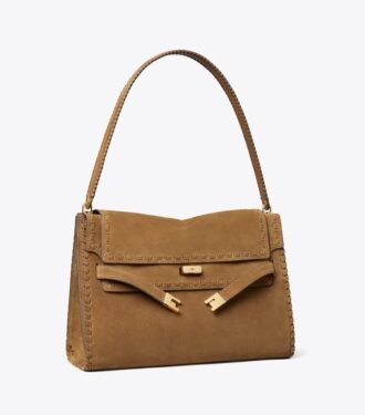 Grand sac à bandoulière en daim Lee Radziwill