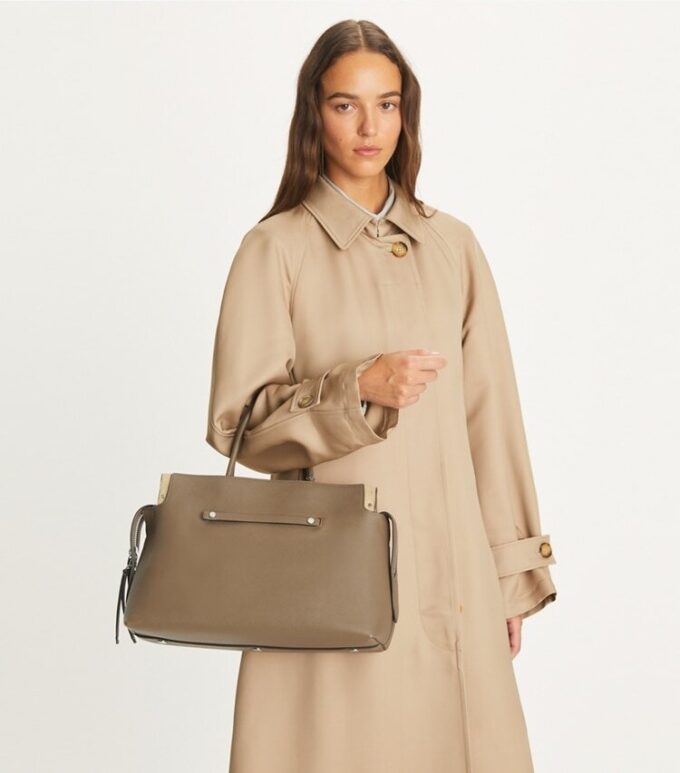Grand sac à main Mercer grainé Grand sac à main Mercer grainé