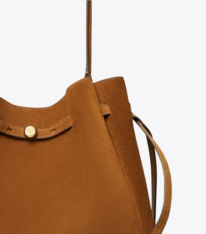 Grand sac seau Romy en daim Grand sac seau Romy en daim
