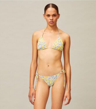Haut de bikini à ficelles imprimé Haut de bikini à ficelles imprimé