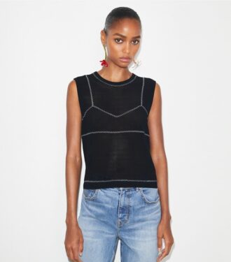 Haut en coton et nylon