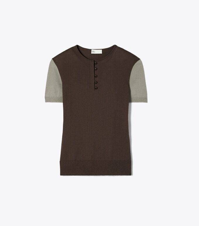 Henley en laine Henley en laine