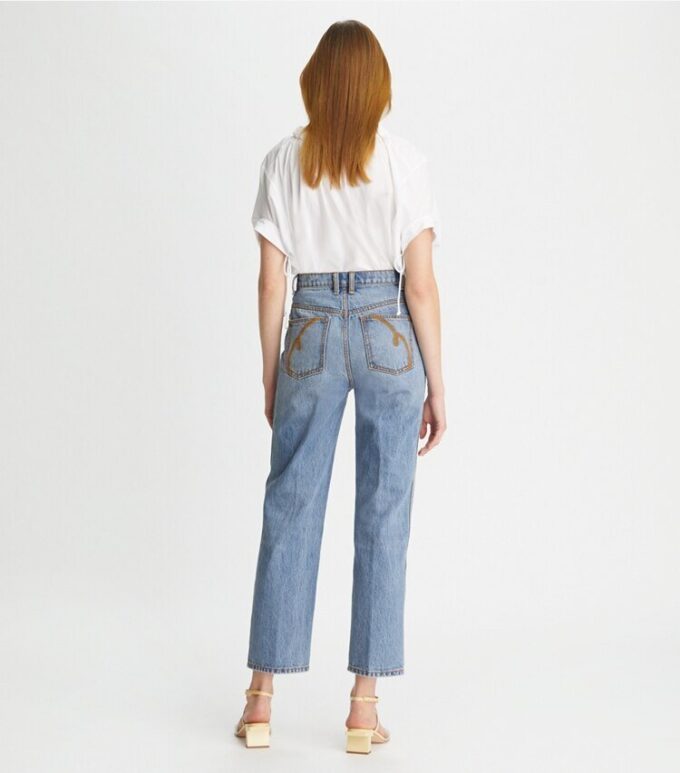 Jean droit taille haute Jean droit taille haute