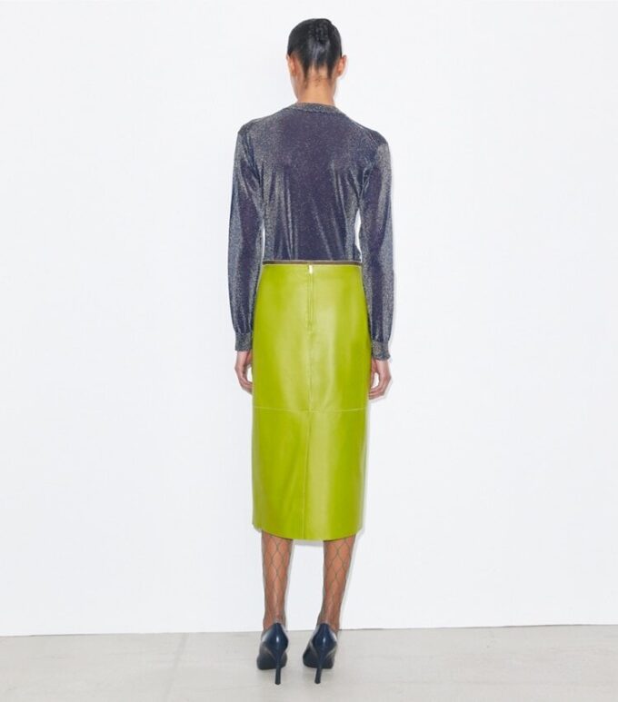 Jupe crayon en cuir Jupe crayon en cuir