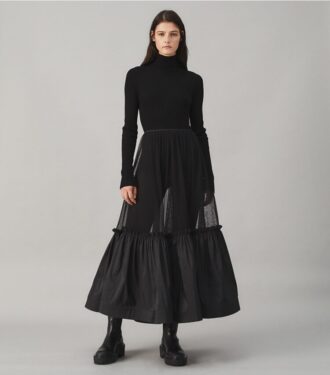 Jupe crinoline en tulle de coton