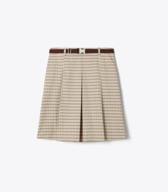 Jupe de golf à carreaux