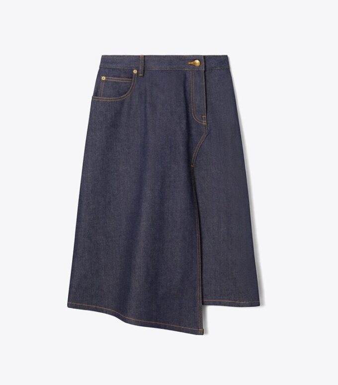 Jupe en denim de coton Jupe en denim de coton