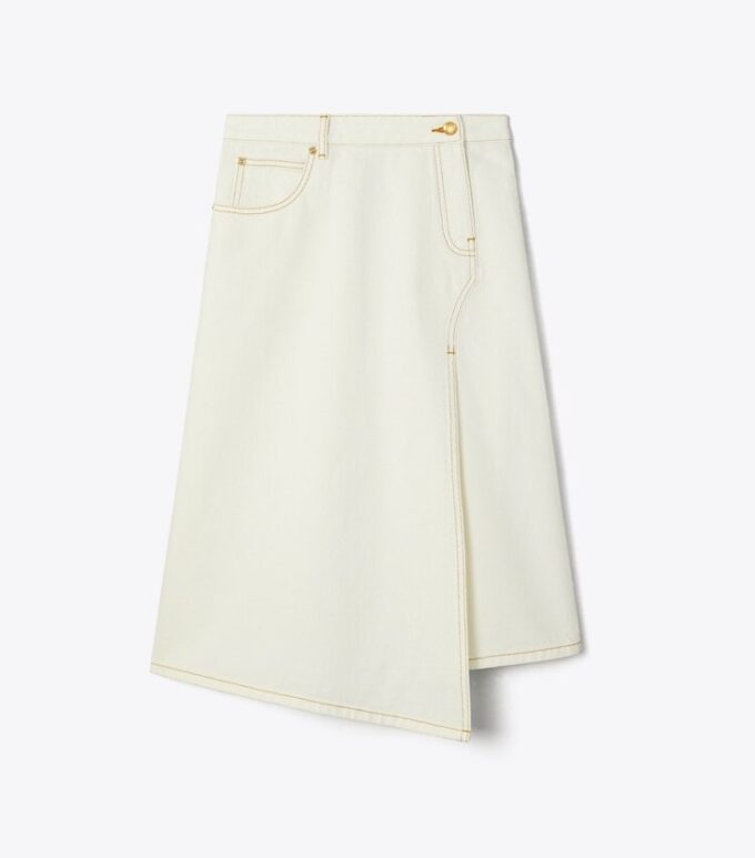 Jupe en denim de coton Jupe en denim de coton