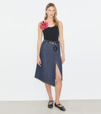 Jupe en denim de coton Jupe en denim de coton