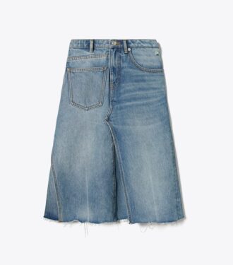 Jupe en denim déstructurée