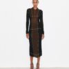 Jupe en laine color block Jupe en laine color block