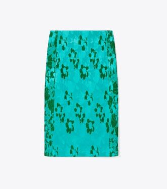Jupe en viscose jacquard
