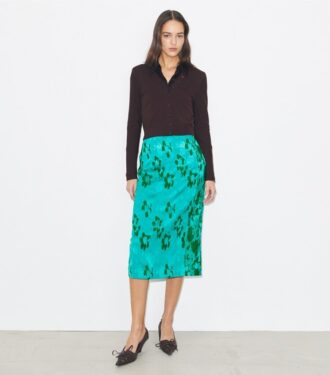 Jupe en viscose jacquard
