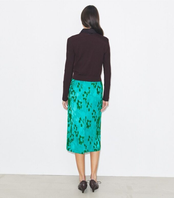 Jupe en viscose jacquard Jupe en viscose jacquard