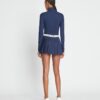 Jupe plissée en jersey jacquard performant Jupe plissée en jersey jacquard performant