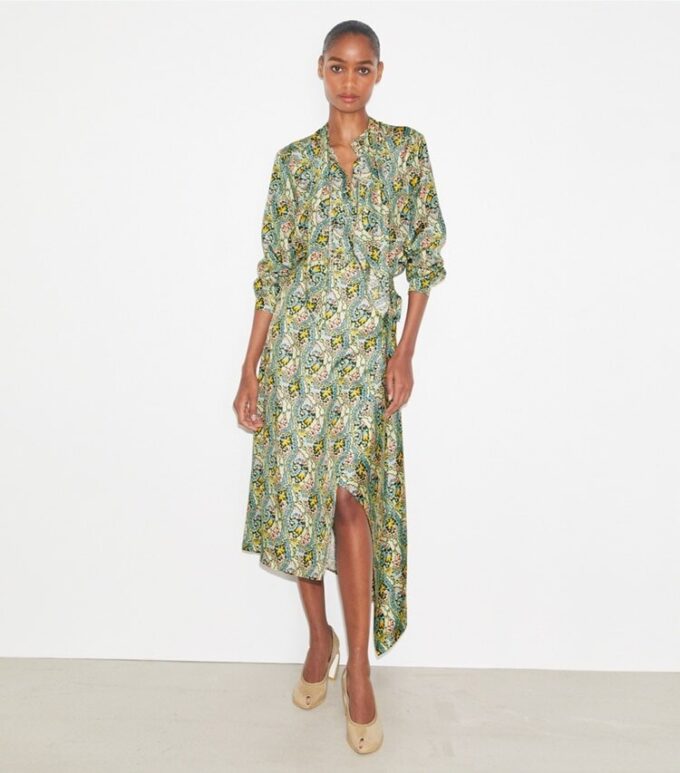 Blouse en soie à nœud Blouse en soie à nœud