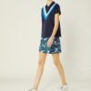 Jupe-short de golf en twill technique imprimé Jupe-short de golf en twill technique imprimé