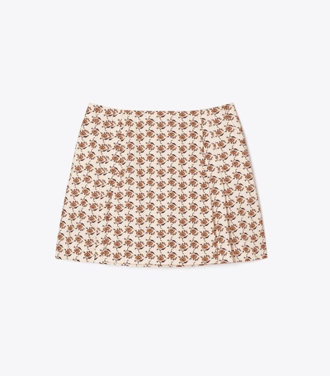 Jupe-short en popeline imprimée Jupe-short en popeline imprimée