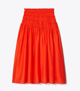 Jupe smockée en viscose Jupe smockée en viscose
