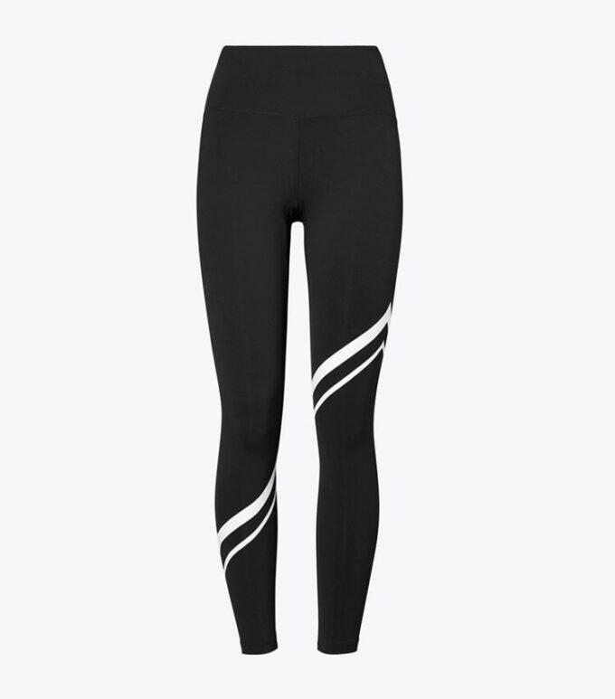 Legging sculptant à compression et motif chevron diagonal Legging sculptant à compression et motif chevron diagonal