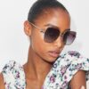 Lunettes de soleil carrées oversize Miller Lunettes de soleil carrées oversize Miller