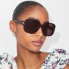 Lunettes de soleil carrées oversize pour oreilles percées Lunettes de soleil carrées oversize pour oreilles percées